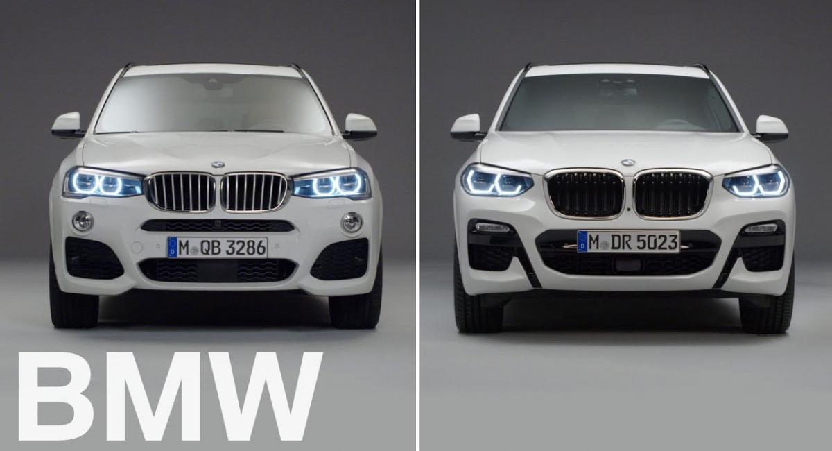 Τις διαφορές της παλιάς και της νέας X3 μας δείχνει η BMW [Vid]