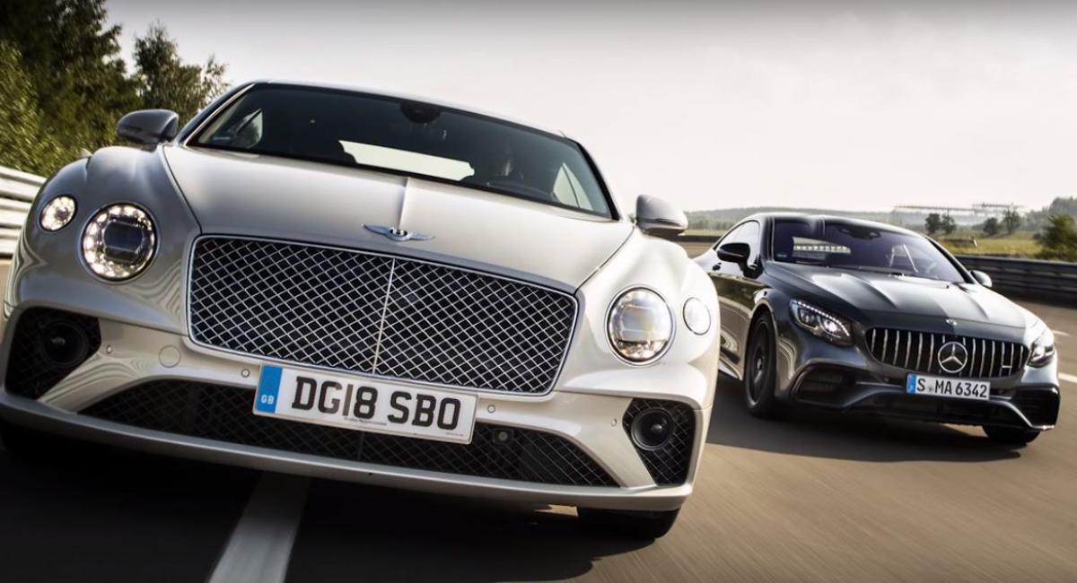Bentley Continental GT VS Mercedes-AMG S63 Coupe στην πίστα [Vid]