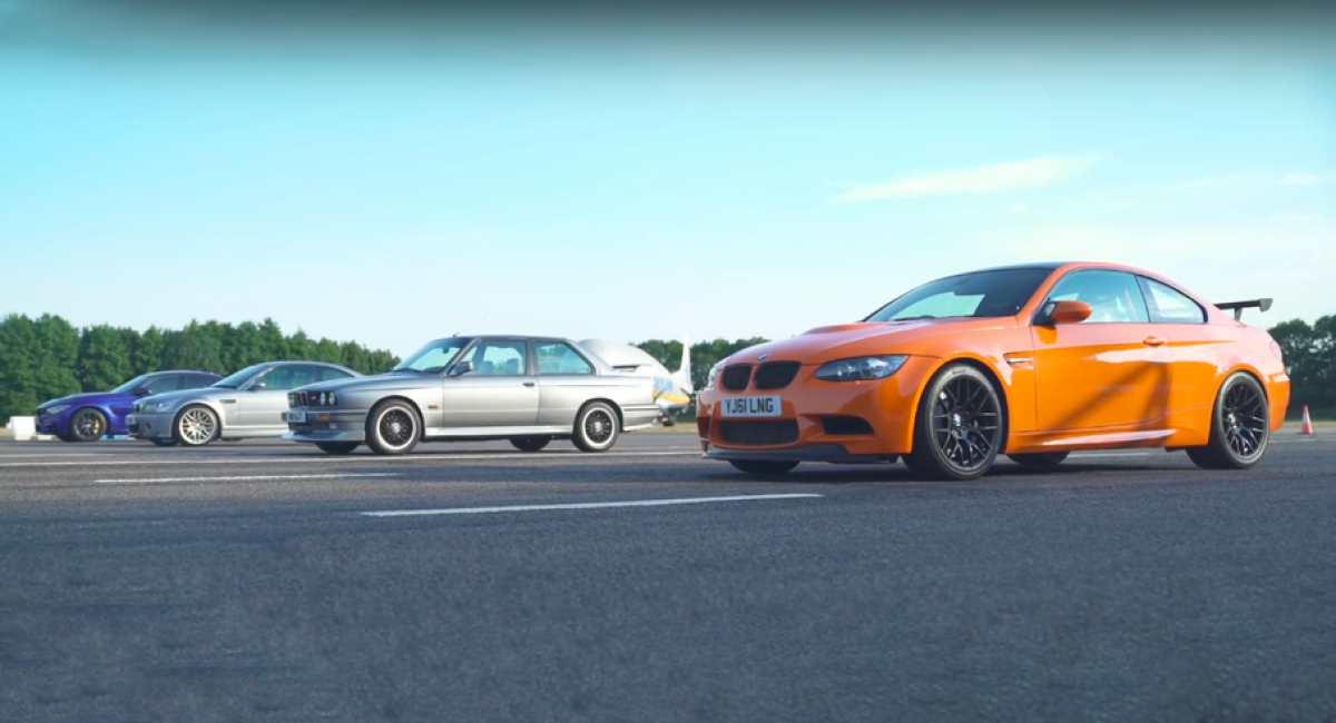 Τέσσερις γενιές BMW M3 σε κόντρα [Vid]