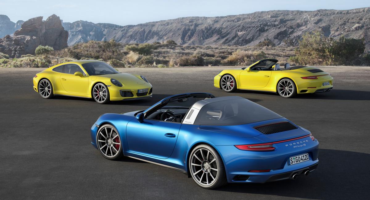 Η Porsche δυναμώνει κατά 30 άλογα τις 911 S, 4S και Targa 4S