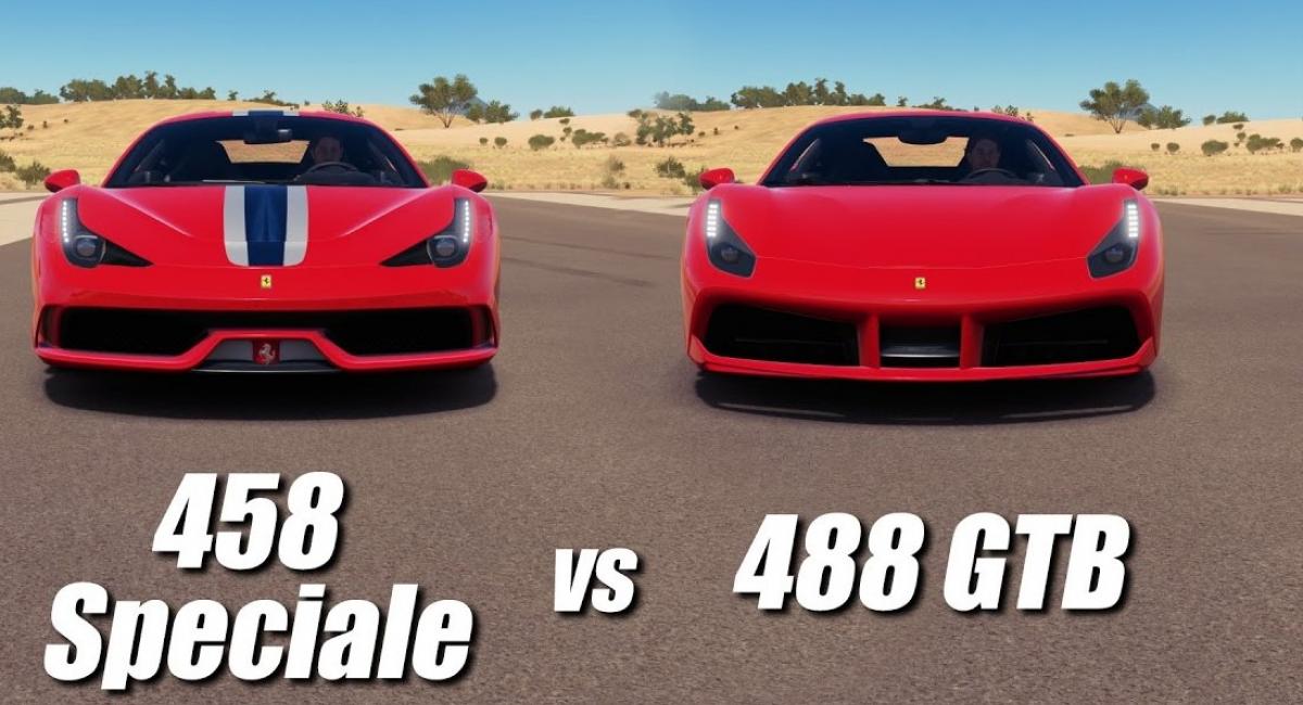 Πόσο πιο γρήγορη είναι η Ferrari 488 GTB από την 458 Speciale στην πίστα του Anglesey