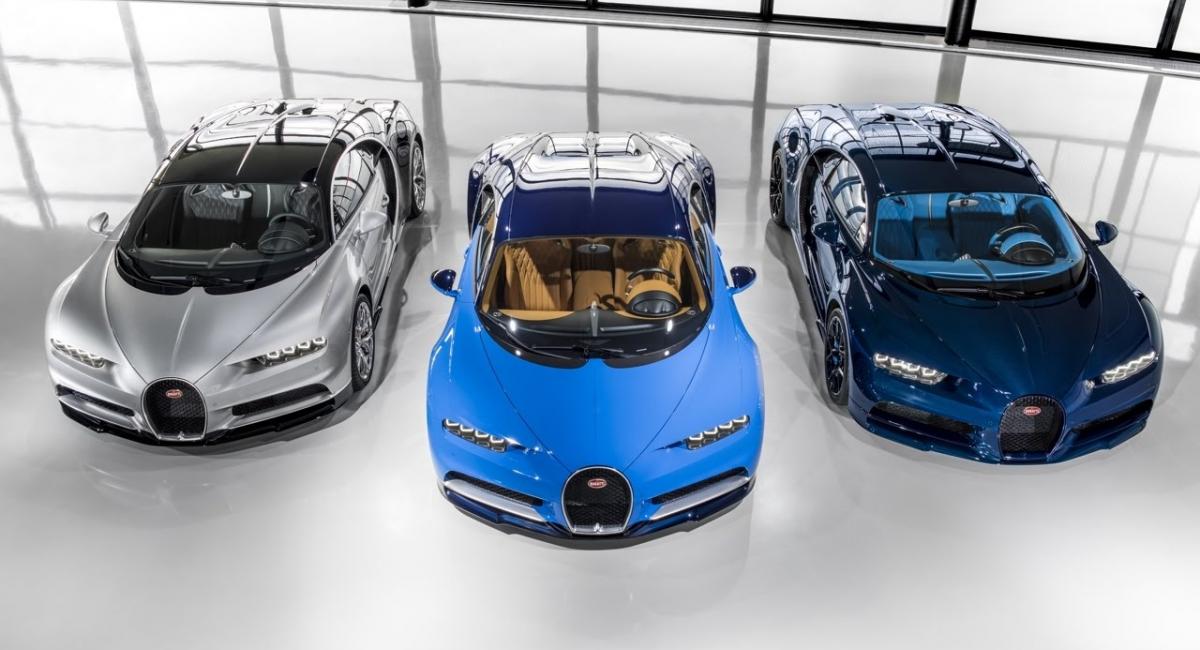 Βγήκαν από το εργοστάσιο οι τρεις πρώτες Bugatti Chiron [Vid]