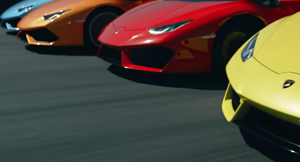 Lamborghini Huracan: Όλη η γκάμα της στην πίστα (vid)