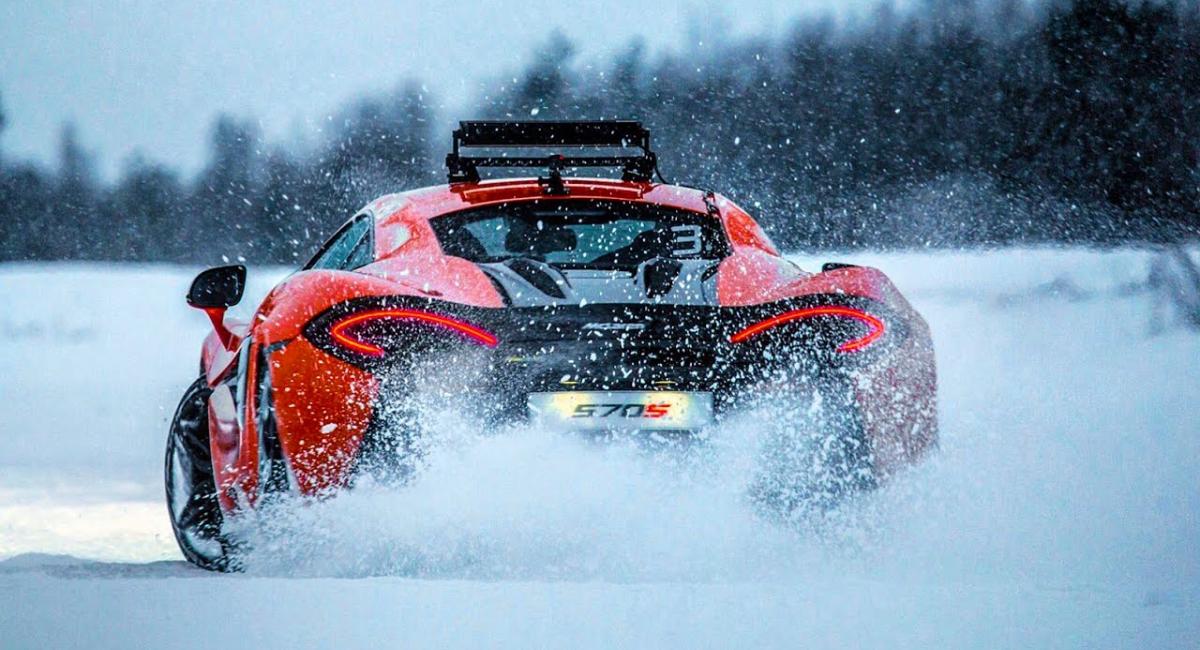 Στον Αρκτικό Κύκλο με μια McLaren 570S [vid]