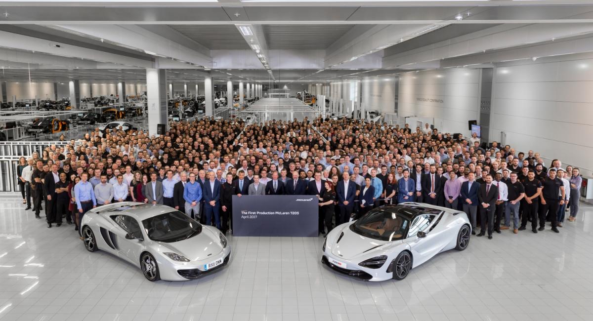 Ξεκίνησε η παραγωγή της McLaren 720S