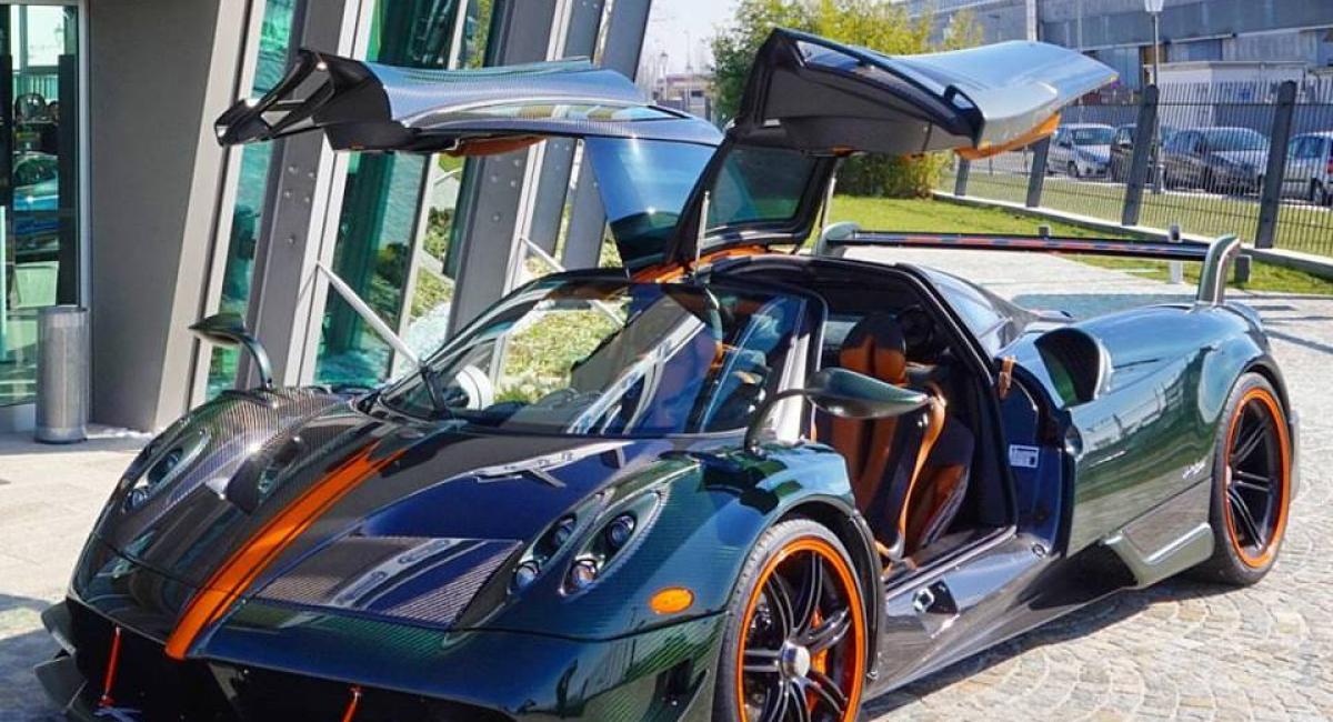 Μια Pagani Huayra BC σε πράσινο carbon να σου τρέχουν τα σάλια!