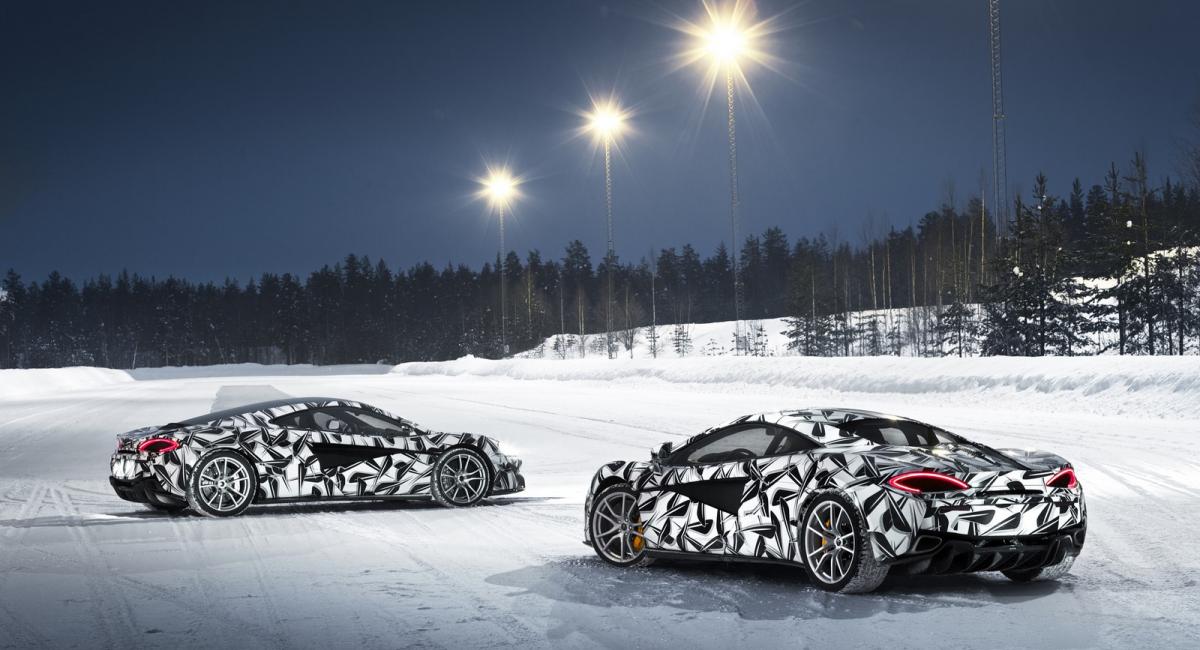 Χειμερινή απόδραση στην Φινλανδία με McLaren 570S Coupe.