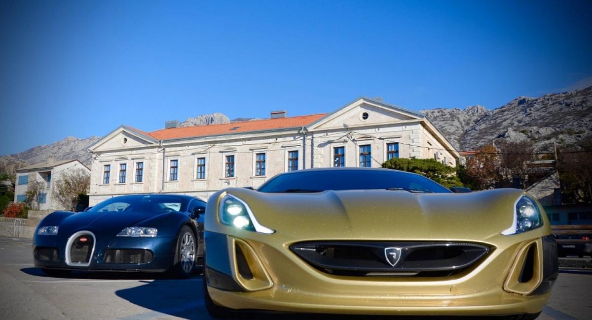 Η Bugatti Veyron και το Rimac Concept_One μέσα σε πίστα (Vid)