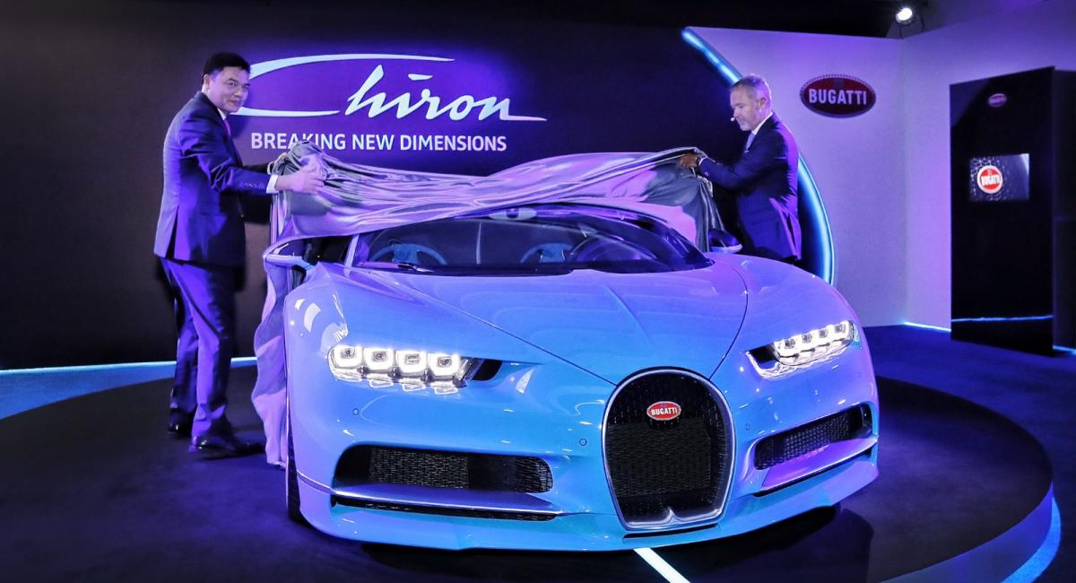 Bugatti Chiron: Πρεμιέρα στη Σιγκαπούρη.