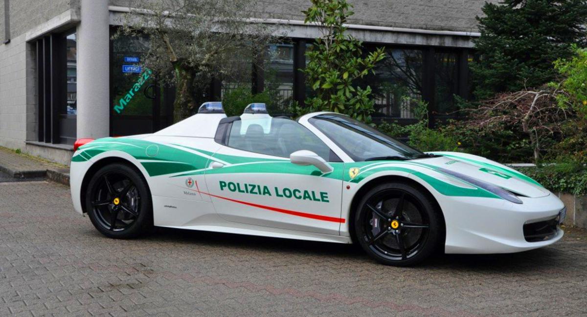 Ferrari 458 Spider της Μαφίας έγινε περιπολικό