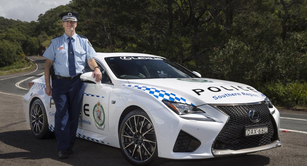 Η αυστραλιανή αστυνομία δυναμώνει τον στόλο της με το Lexus RC F.