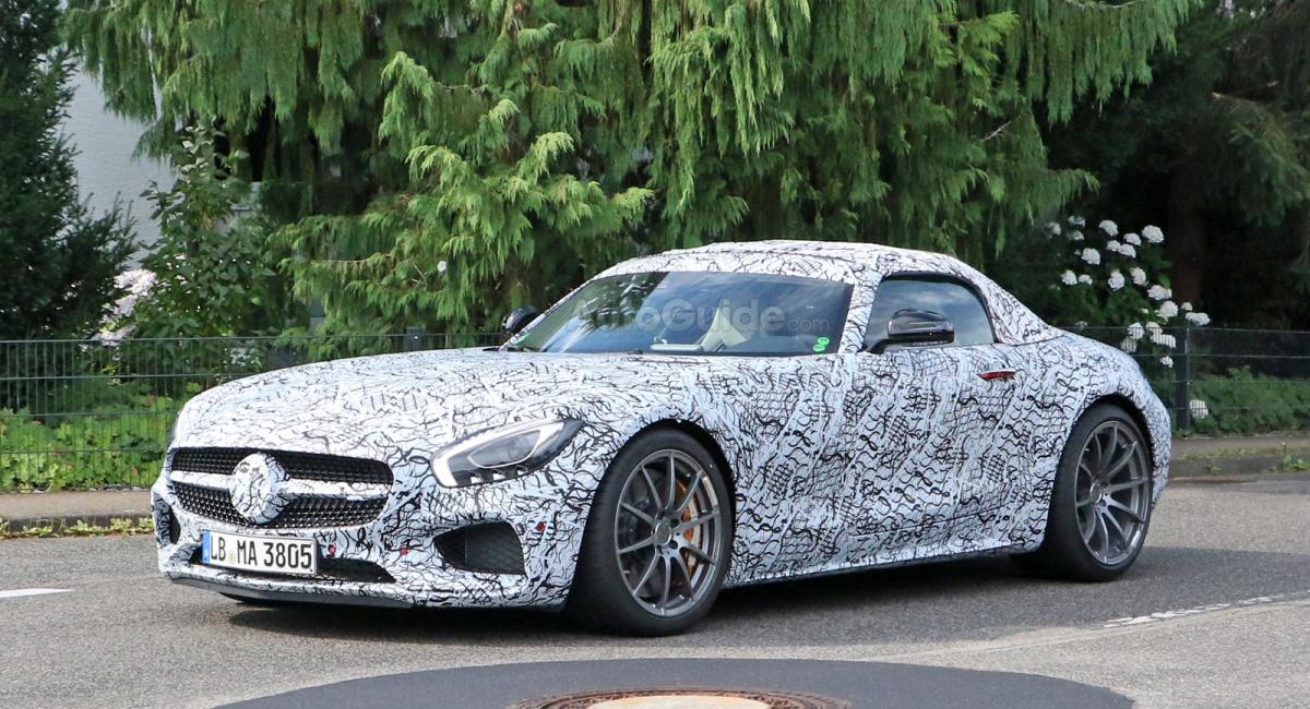 Spy Video: Mercedes-AMG GT C Roadster στο Ring.