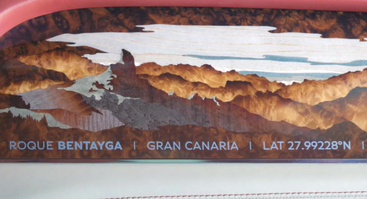 Bentley Bentayga: Tο ομώνυμο βουνό απεικονίζεται στο ταμπλό της