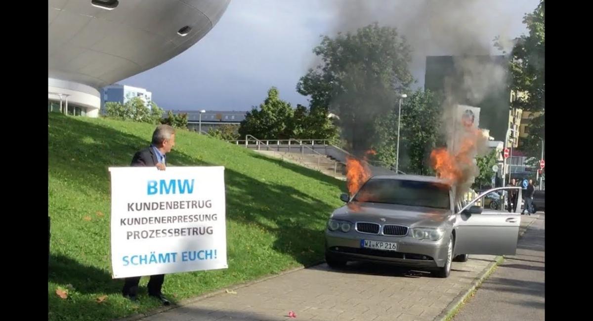 Ο Ιταλός επιχειρηματίας καίει για ακόμη μια φορά ένα μοντέλο της BMW