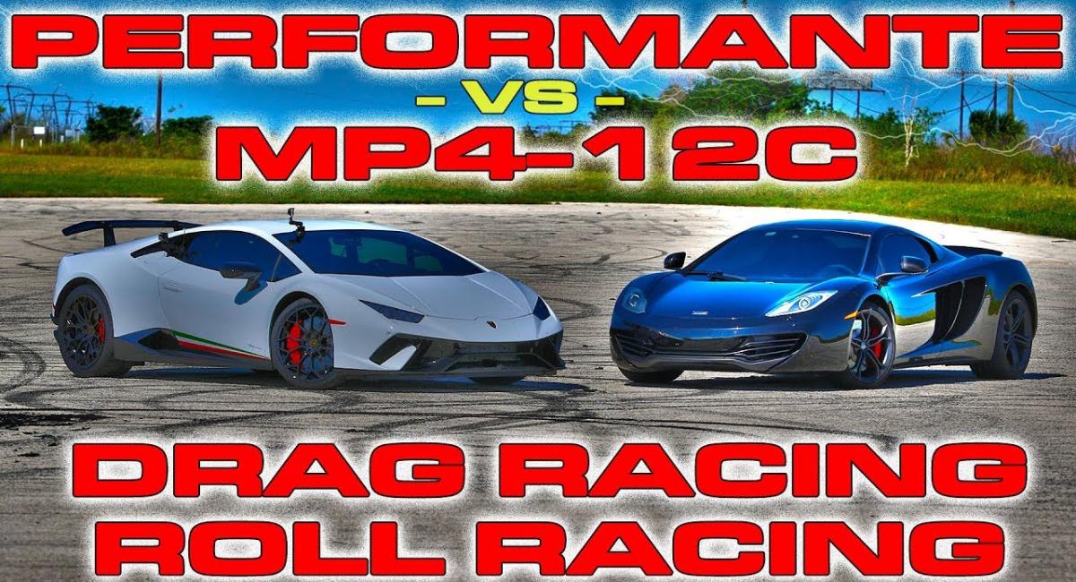 Lamborghini Huracan Performante vs McLaren MP4-12