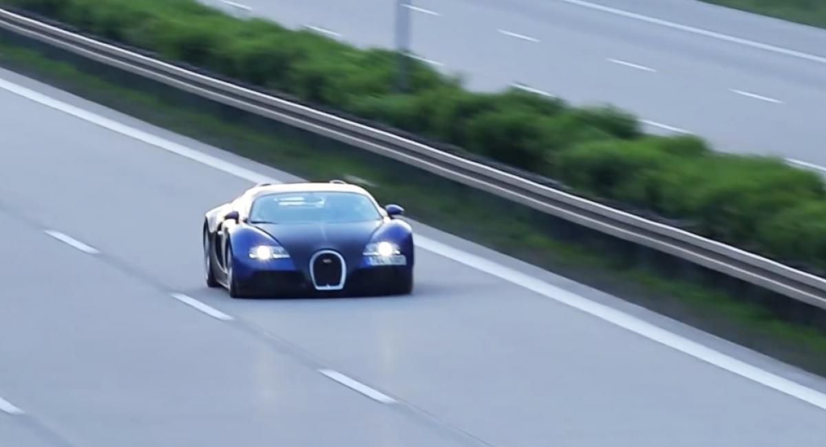 Bugatti Veyron έπιασε 402,5 χλμ/ώρα στην Autobahn [Vid]