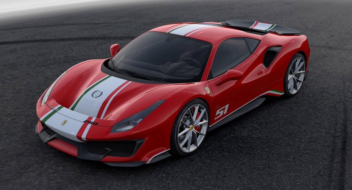 Νέα Ferrari 488 GTB Pista Piloti σε τέσσερις χρωματισμούς