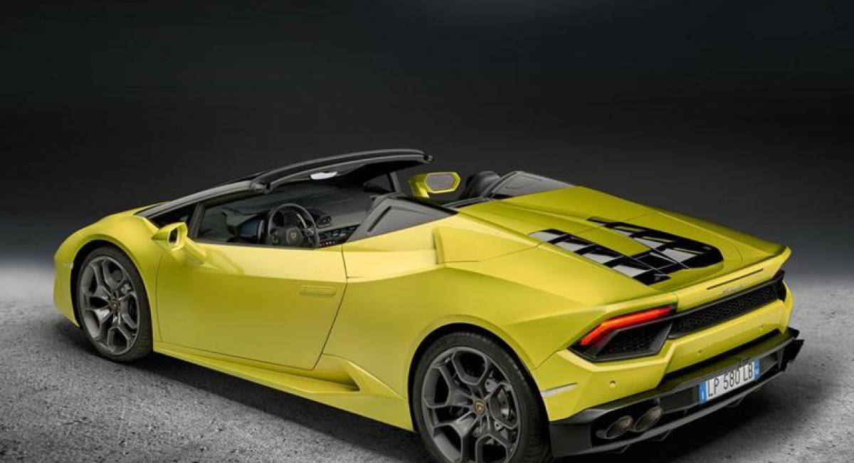 Τι επιδόσεις έχει η πισωκίνητη έκδοση της Lamborghini Huracan Spyder