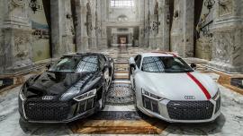 Δύο Audi R8 μέσα σε κτίριο αξίας ενός δις $ [Vid]