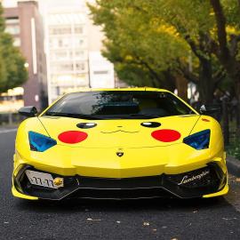 Lamborghini Aventador στα χρώματα του Pikachu