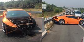 Lamborghini Huracan τρακάρει άσχημα στο Βιετνάμ