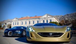 Η Bugatti Veyron και το Rimac Concept_One μέσα σε πίστα (Vid)