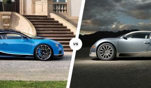 Bugatti Chiron VS Veyron