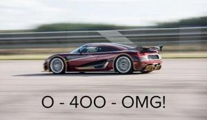 H Koenigsegg teasarei rekor sta 0-400-0 xlm/wra
